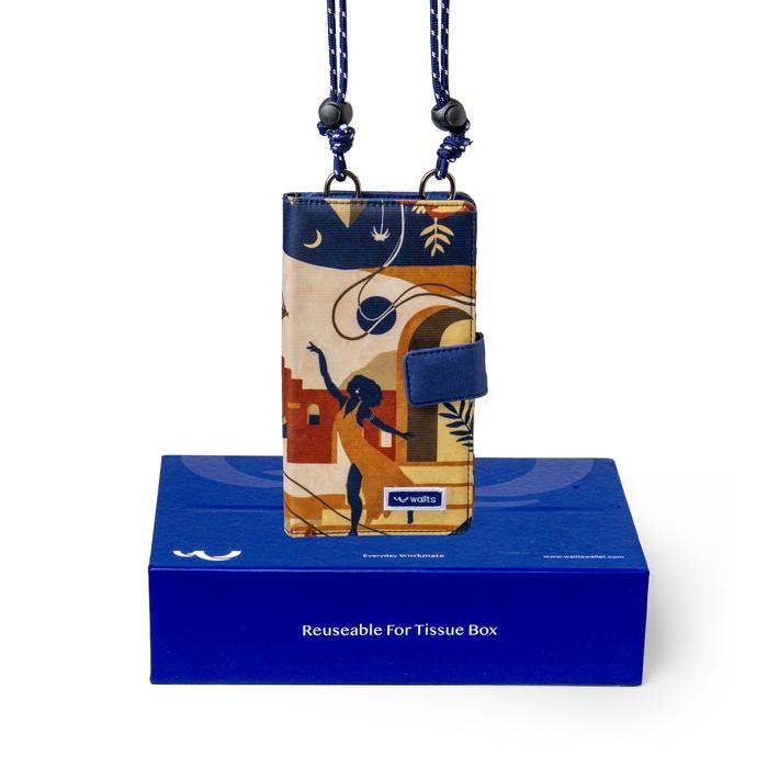 [Kenes Wallts] Wallts New Delmont Dune - Tas Dompet Hp Handphone Selempang Wanita Dan Pria Phone