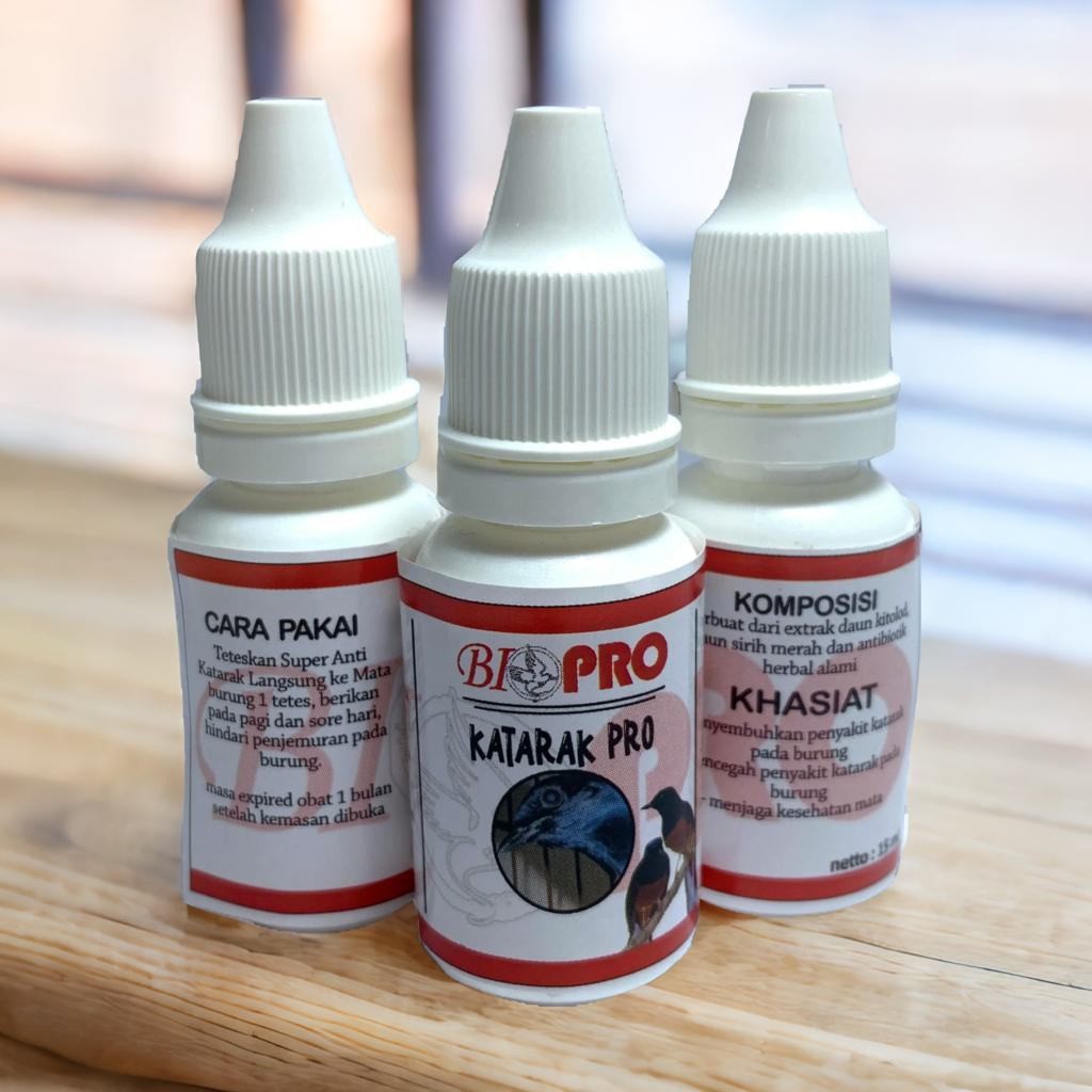 OBAT Burung Katarak BIOPRO KATARAK PRO Menyembuhkan Katarak untuk Semua Jenis Burung