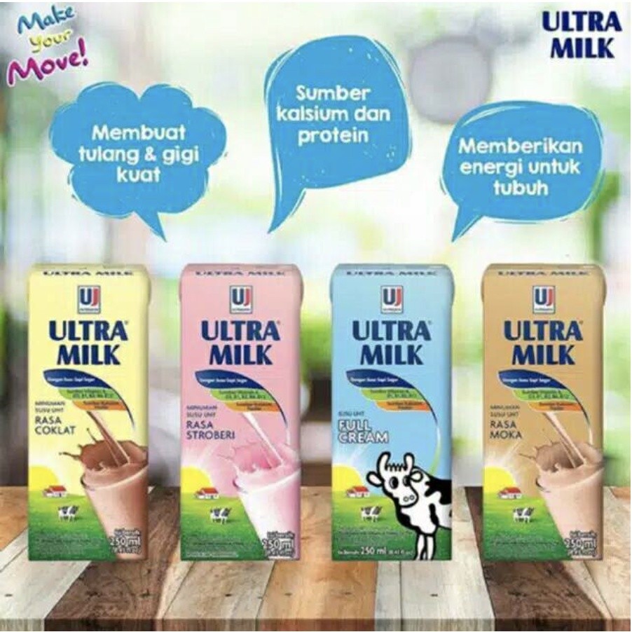 

[Grosir!!] Ultra Milk 250ml 1 Dus Isi 24 Pcs - Susu Ultra Grosir Termurah Mantap