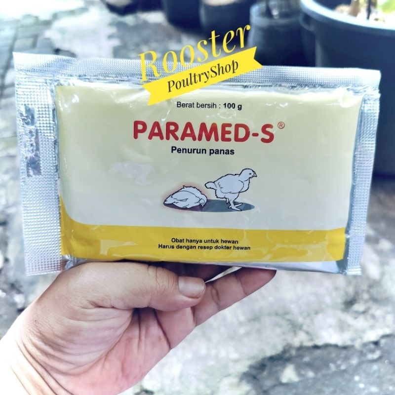 Medion Paramed-S Obat Penurun Panas Ayam Obat Parasetamol Ayam
