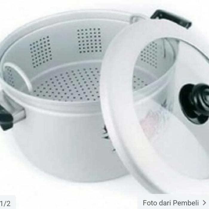 Sensasi Baru Panca Guna/Panci Kukusan Maspion 30Cm (30 Cm) Bmn25