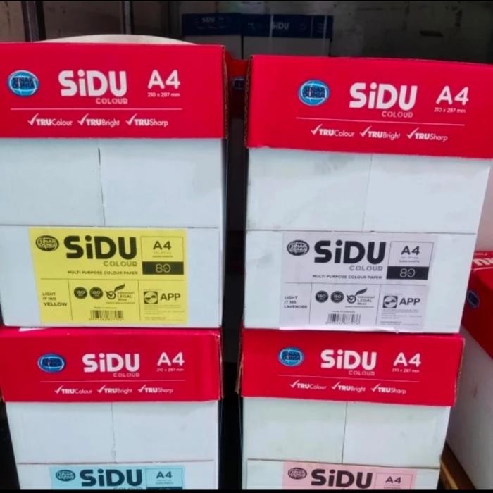 

Terlaris- Kertas Hvs Warna Sidu-Sinar Dunia 80Gr