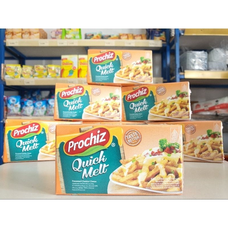 

Prochiz Quick Melt 160Gr / Prochiz Quick Melt / Keju Meleleh / Keju Lumer