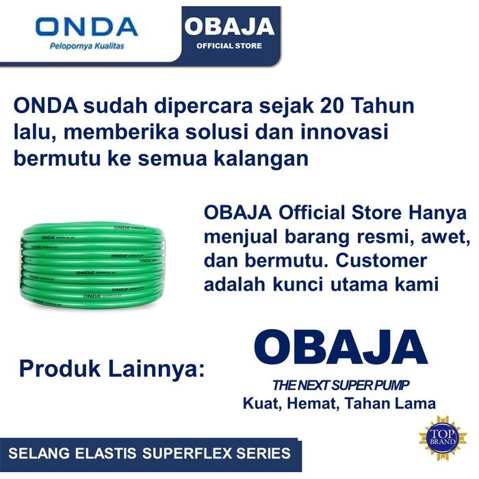 Mantab Onda Selang Air Elastis Superflex 1" 50 Meter / Selang Air Onda