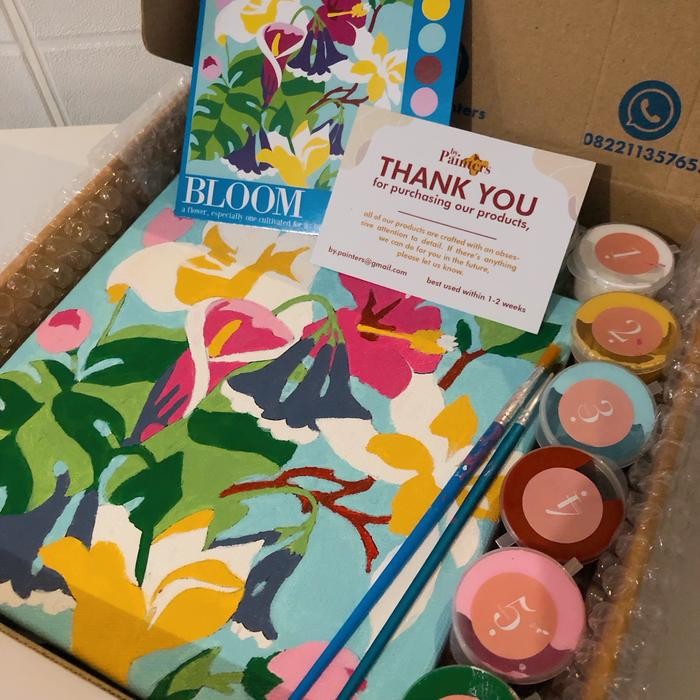 

Art - Paint By Number [Bloom] Bypainters Painting Kit 20X20Cm
