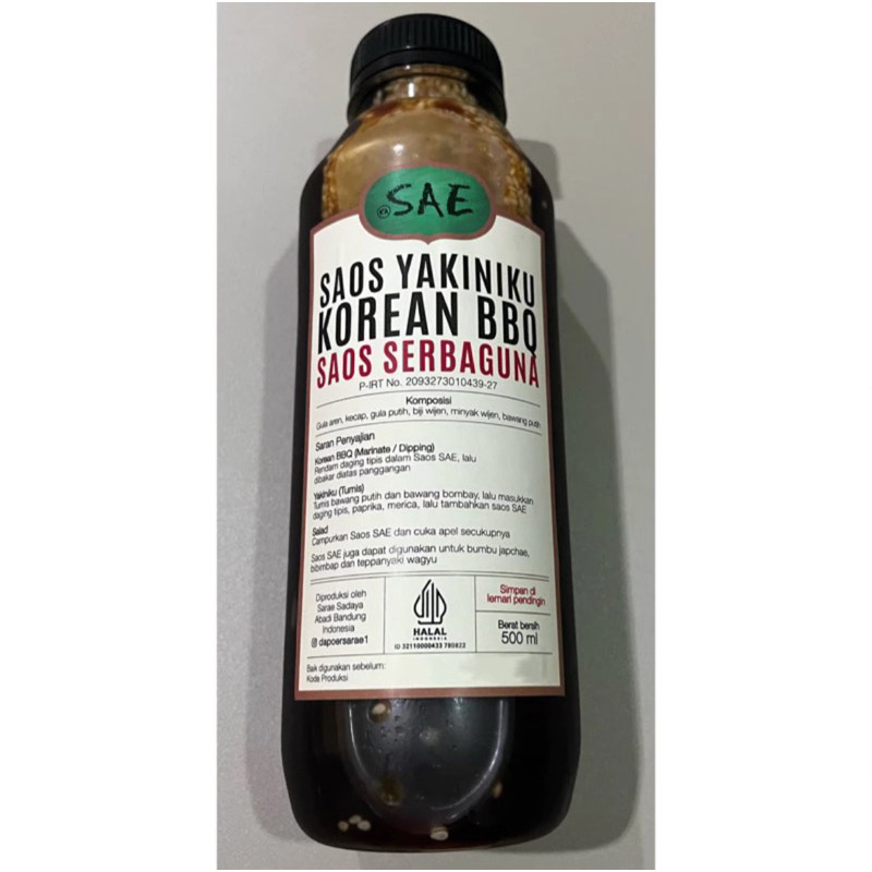 

Saus Yakiniku Teriyaki Halal 250ml/500ml Bebas Gluten