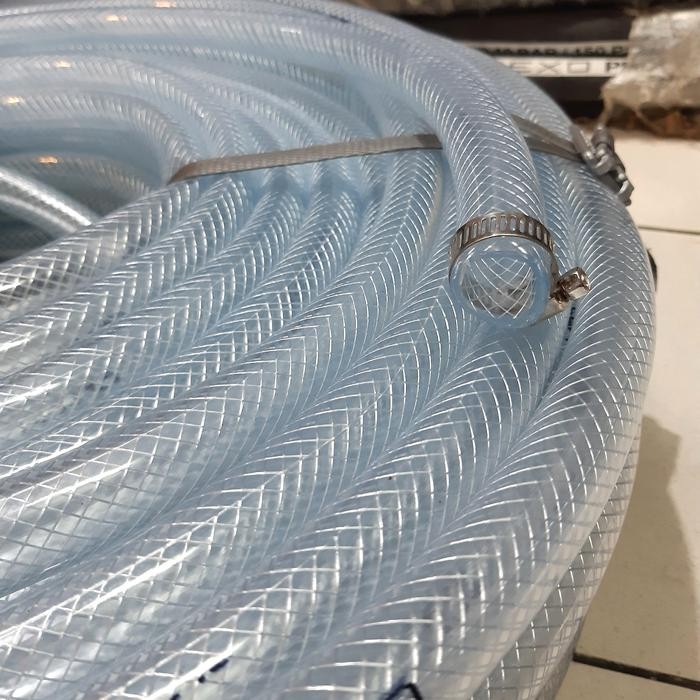 Mantab Selang Air Serat Benang 5/8 Inci 15 Mm 1 Roll 100 Meter