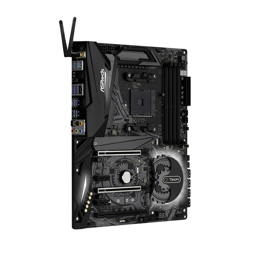 ASRock X470 Taichi Motherboard Supports AMD X470 Ryzen 9 5900X R7 5700X3D R5 5600 CPU 4xDDR4 3466+ M