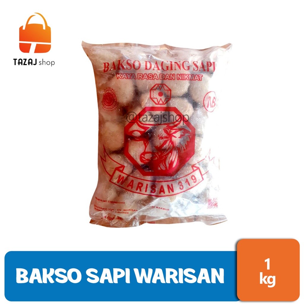 

Bakso Sapi Warisan AB 700 Gram Frozen Halal Enak