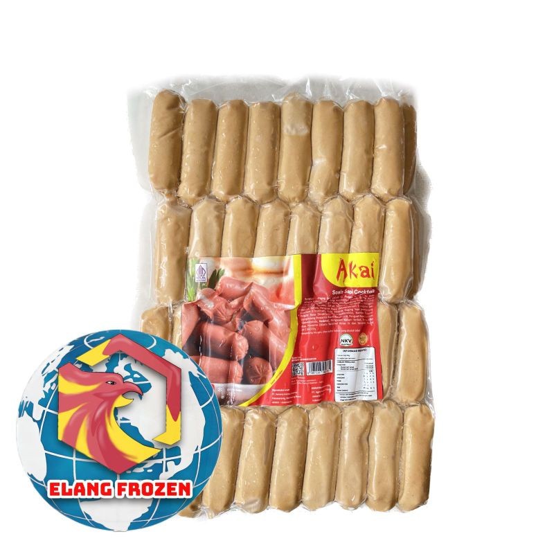 

Akai Beef Cocktail Sausages 1kg Halal Bpom