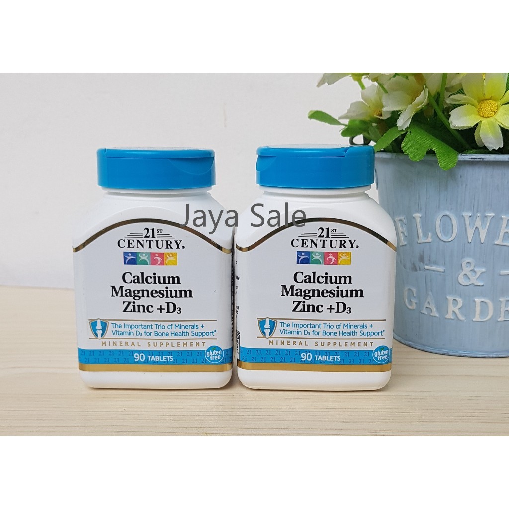 21st Century Calcium Magnesium D3 90 Tablet