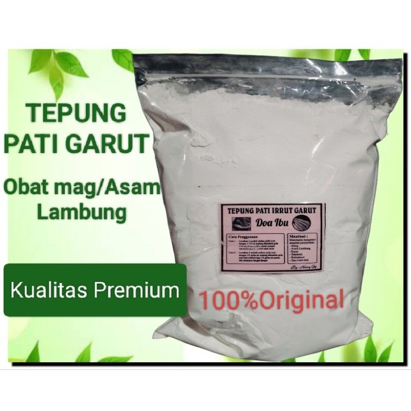 

Tepung Pati Garut Asli 1kg & 500gr Untuk Asam Lambung