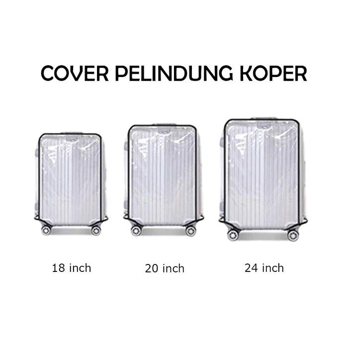 Sarung Koper Mika / Tas Sarung Koper 18/20/24 Inch Pelindung Koper