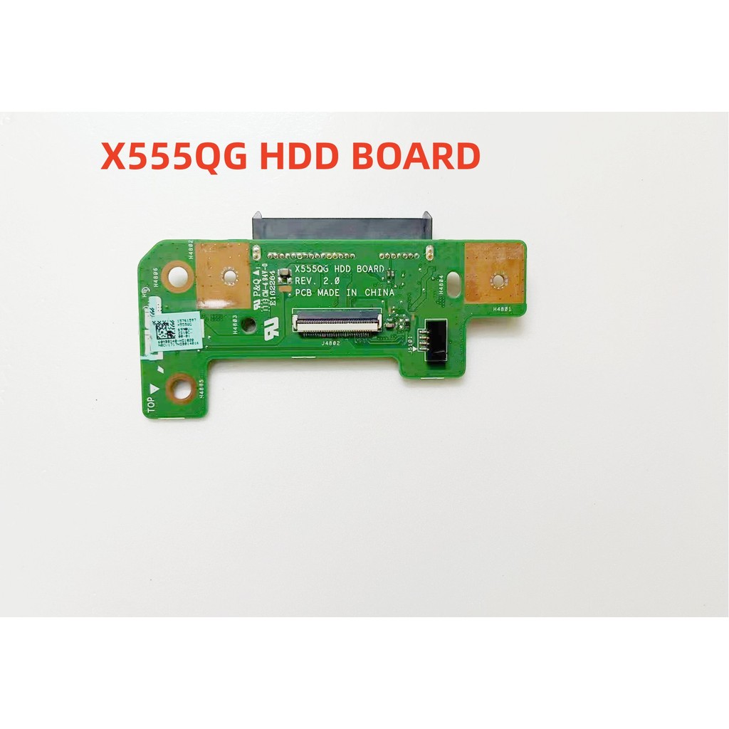 Original FOR ASUS X555QG Laptop HDD REV:2.0 Hard Disk Drive USB AUDIO CARD READER BOARD 100% Tested 