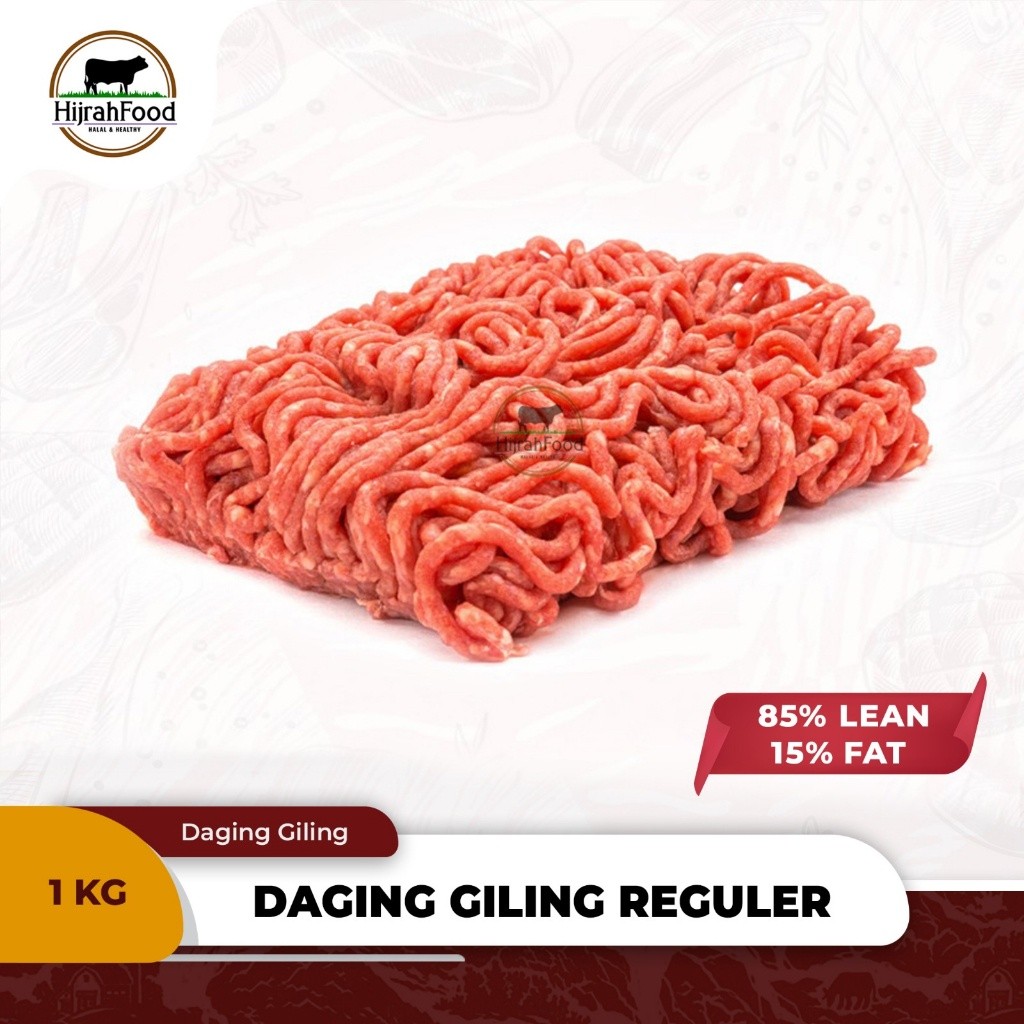 

Hijrahfood Daging Giling Sapi Minced Ground Beef - REGULAR - 1 kg