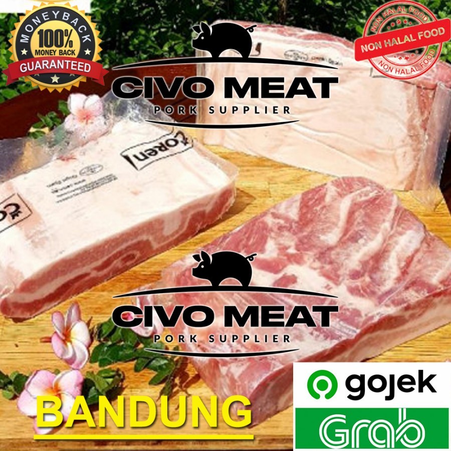 

Samcan Import Daging Babi Pork Belly Import with Skin 1kg