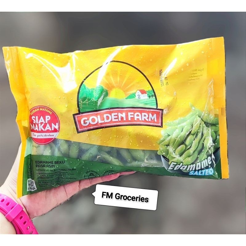

Golden Farm Edamame 500 gram Golden Farm edamame