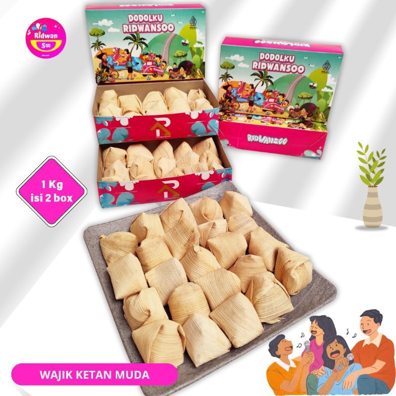 

Wajik Ketan / Wajik Muda Asli Garut 1 Kg ( isi 2 box)
