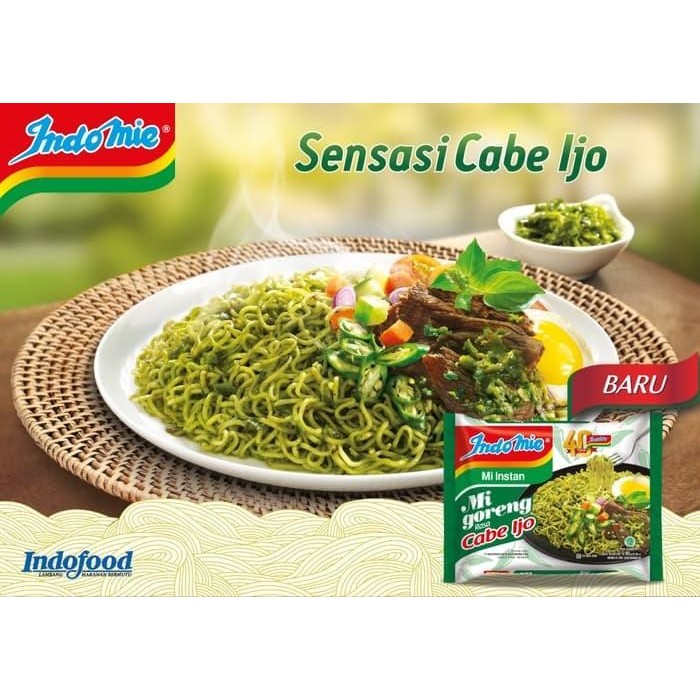 

G&C INDOMIE MIE INSTAN GORENG RASA CABE IJO (ECER)