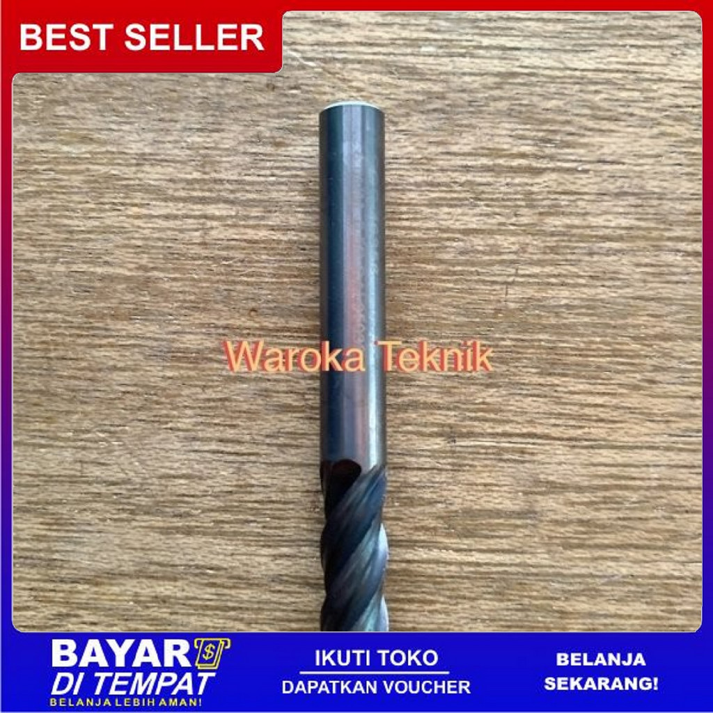 FREE ONGKIR J330 ENDMILL 8 MM R0.5 CARBIDE SEKEN BEKAS MULUS KINYIS KINYIS BISA COD