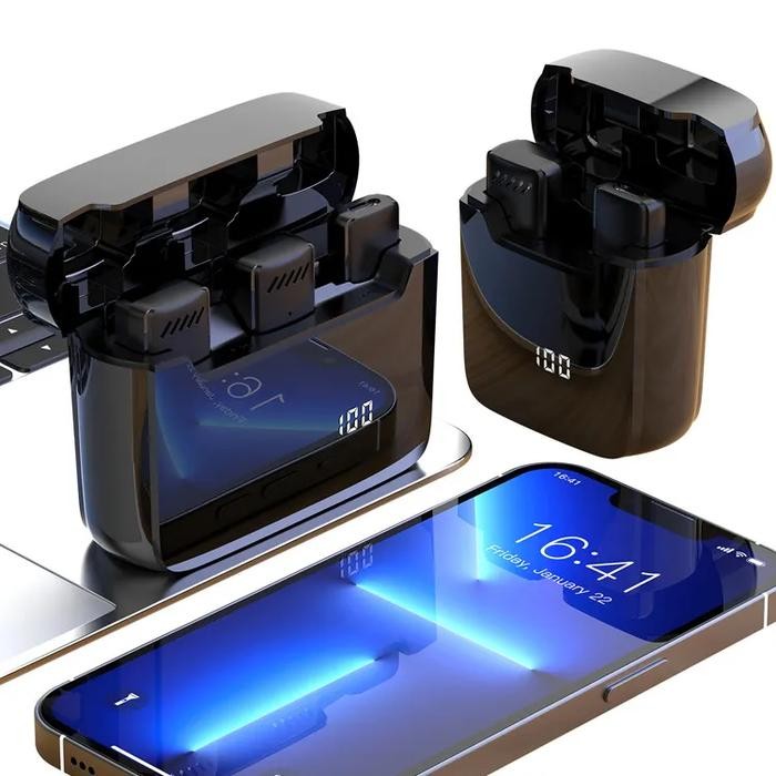 Microphone Mic Clip On Wireless 2.4G Bluetooth Smartphone HP-Laptop-Pc