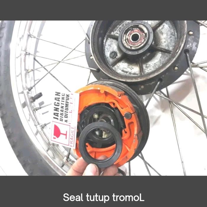 Seal Tutup Tromol Depan Ts125 Sil Tutup Tromol Ts125 Seal Kampas Rem Ts125 Seal Gigi Speedometer Ts1