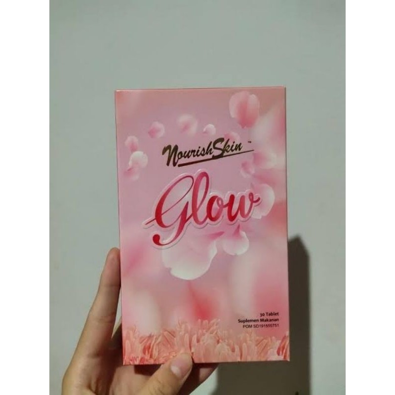 Nourish Skin Glow 30 Tablet 100% Nuriskin Kecantikan Kulit