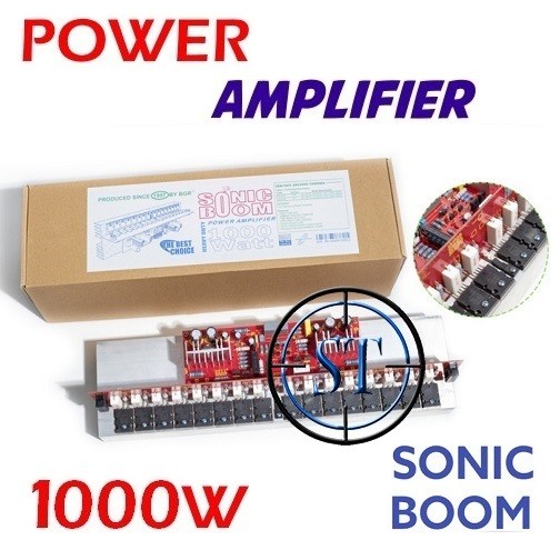 [YE] KIT POWER AMPLIFIER SONIC BOOM 1000W MONO 1000 WATT W TRANSISTOR TOSHIBA ASLI