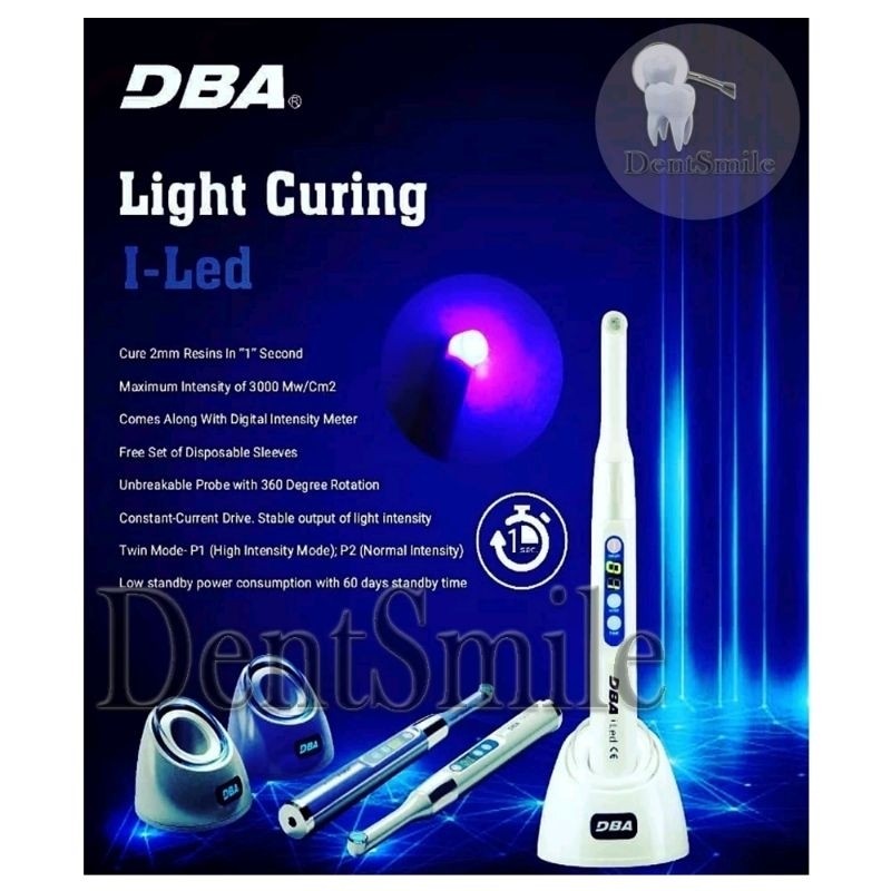 Light Cure Led DBA Woodpecker 1 Second rna White/Violed