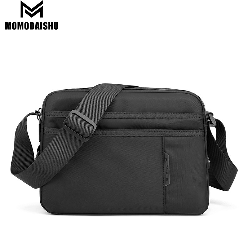 Tas Bahu Selempang Pria Ritsleting Paket Messenger Travel Tas Selempang Bahu Pria Tas Kerja Tas Buku