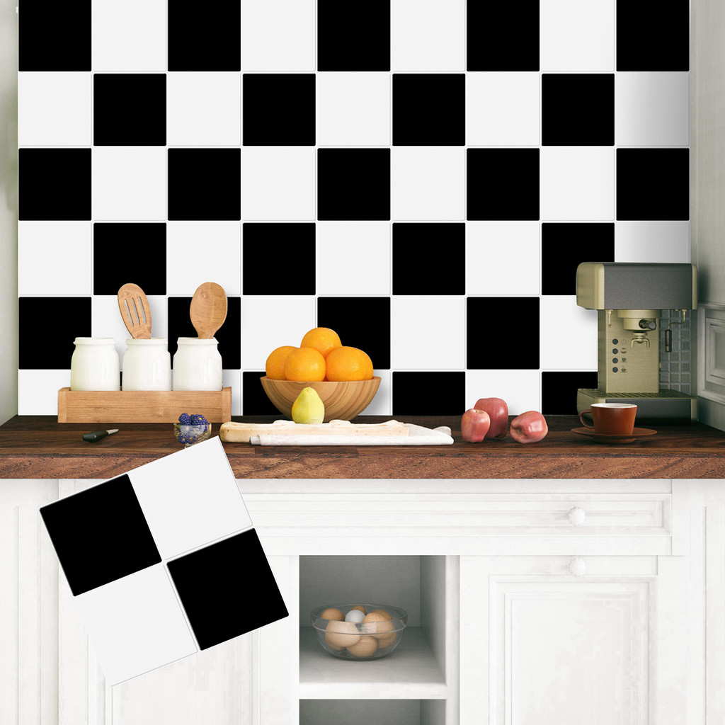 1 Buah DIY Stiker Ubin Dinding Dapur 3D Wallpaper Kupas dan Tempel Stiker Dinding Tahan Air 30.5X30.
