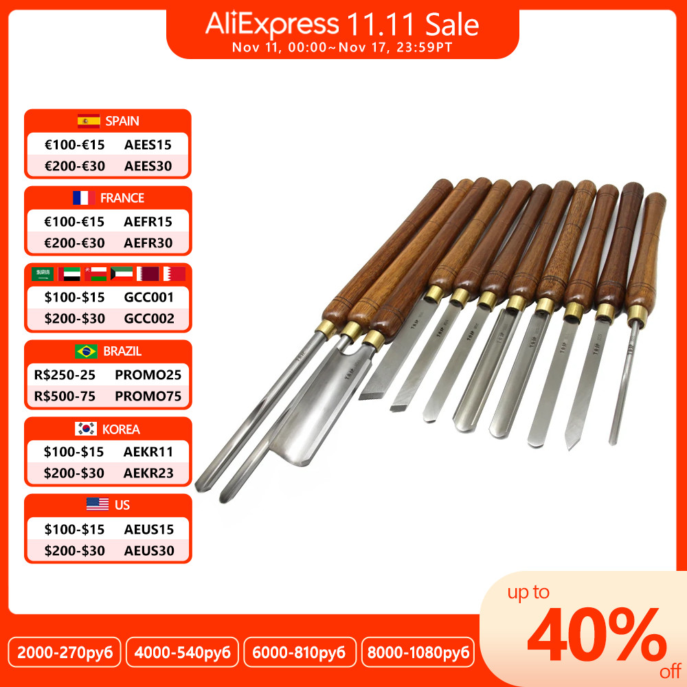 TASP HSS Alat Pembalik Kayu, Mesin Bubut Kayu, Mangkuk Spindel, Pahat Pembalik Kayu dengan Gagang Ke