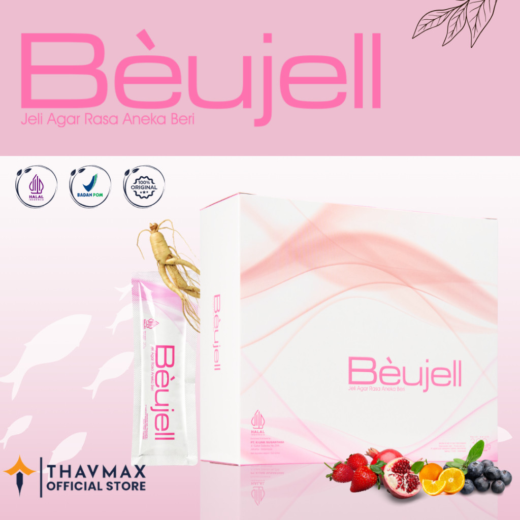 Beujell 15 Sachet @ 20 ml Pengganti K-Link Liquid Marine Collagen Klink Marine Kolagen