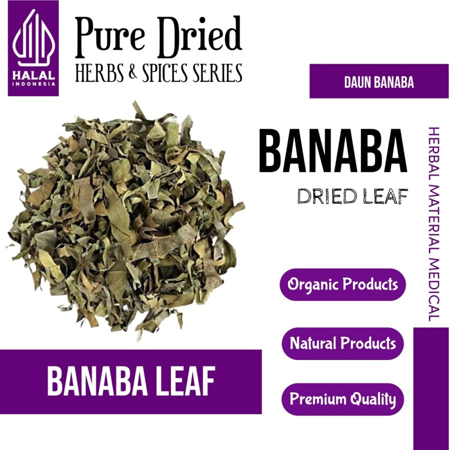 

ELIF TEA Organic Banaba Dried Leaf for Diabetes Tea Daun Banaba Kering Organik [PREMIUM]