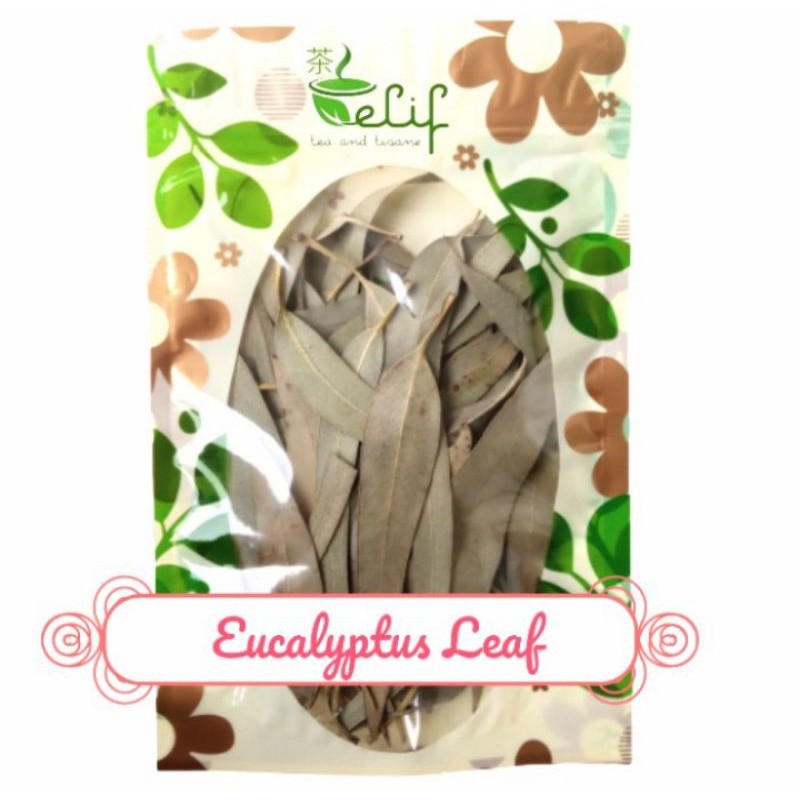 

ELIF TEA Whole Dried Eucalyptus Leaf Daun Kayu Putih Simplisia [PREMIUM]