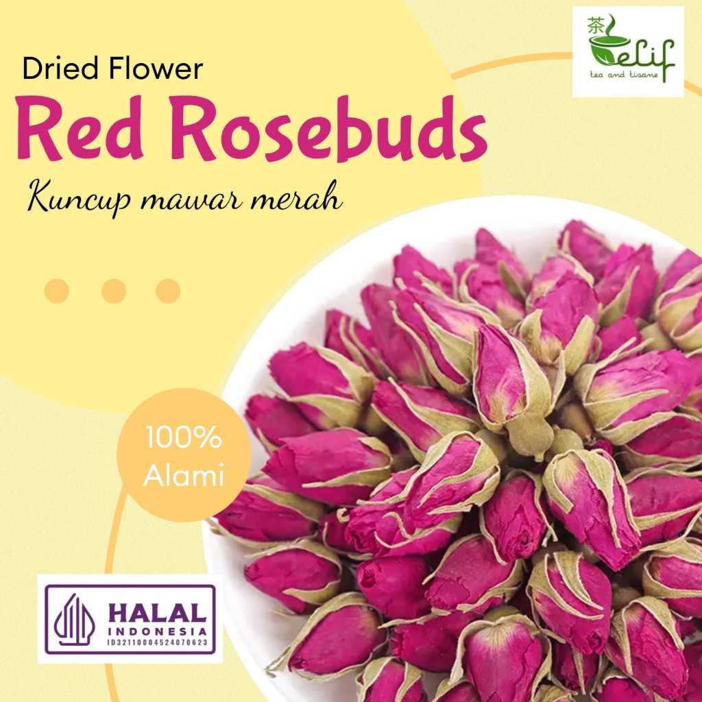 

ELIF TEA Big Pack Premium Rose Buds Flower Tea / Teh Kuncup Bunga Mawar Merah [PREMIUM]