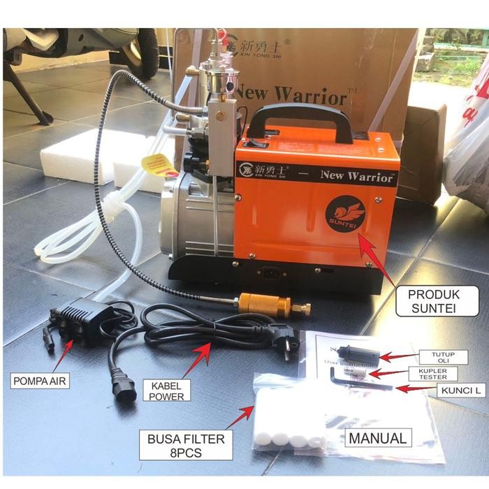 Compressor PCP New Warrior / Kompressor PCP/Kompresor PCP 4500PSI