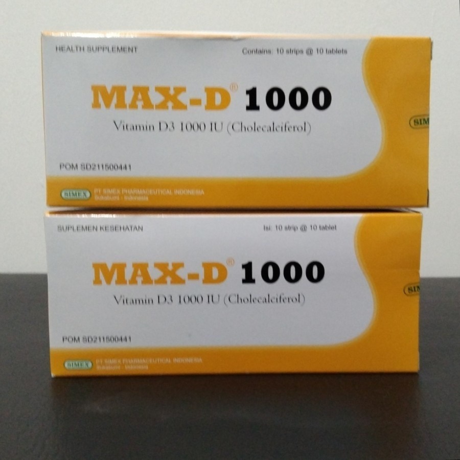 Max-D Vitamin D3 1/box 100 tablet