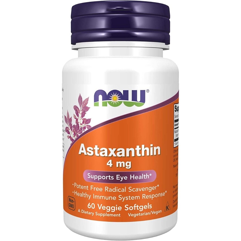 Now Foods Astaxanthin 4 mg 60 Veggie