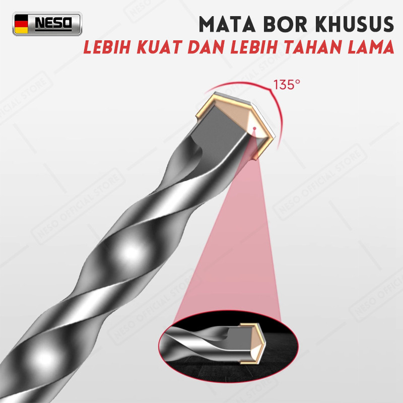 NESO MATA BOR HOLE SAW BETON/MATA LUBANG TEMBOK BETON HOLE SAW HOLLOW CORE HOLE SAW PELUBANG BETON