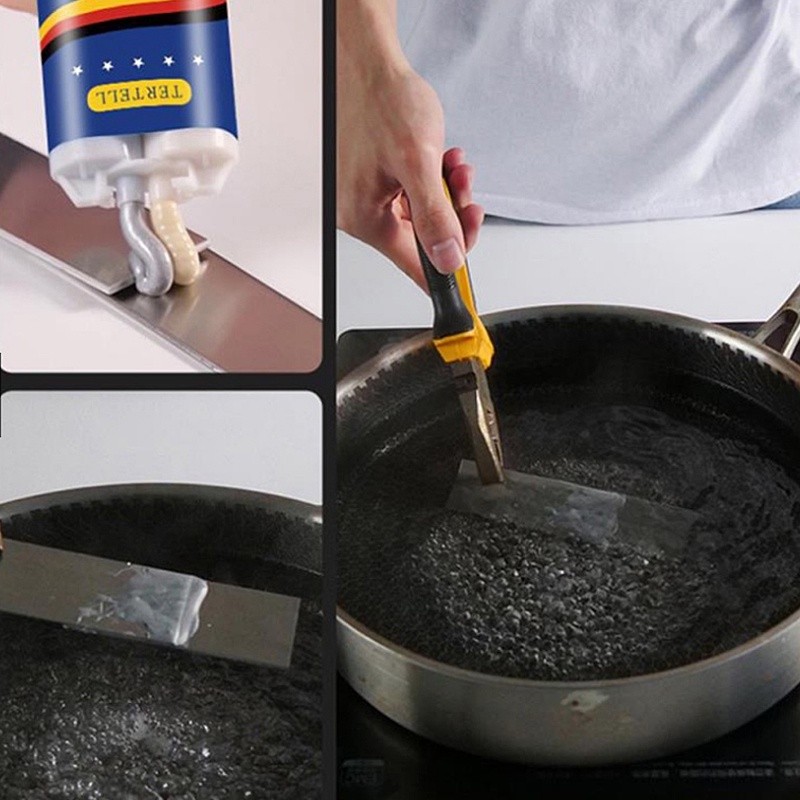 LEM BESI AB EPOXY METAL UNTUK REPARASI MOBIL 100G RUMAH (LEM BESI KAYU KACA PLASTIK KARET METAL)LEM