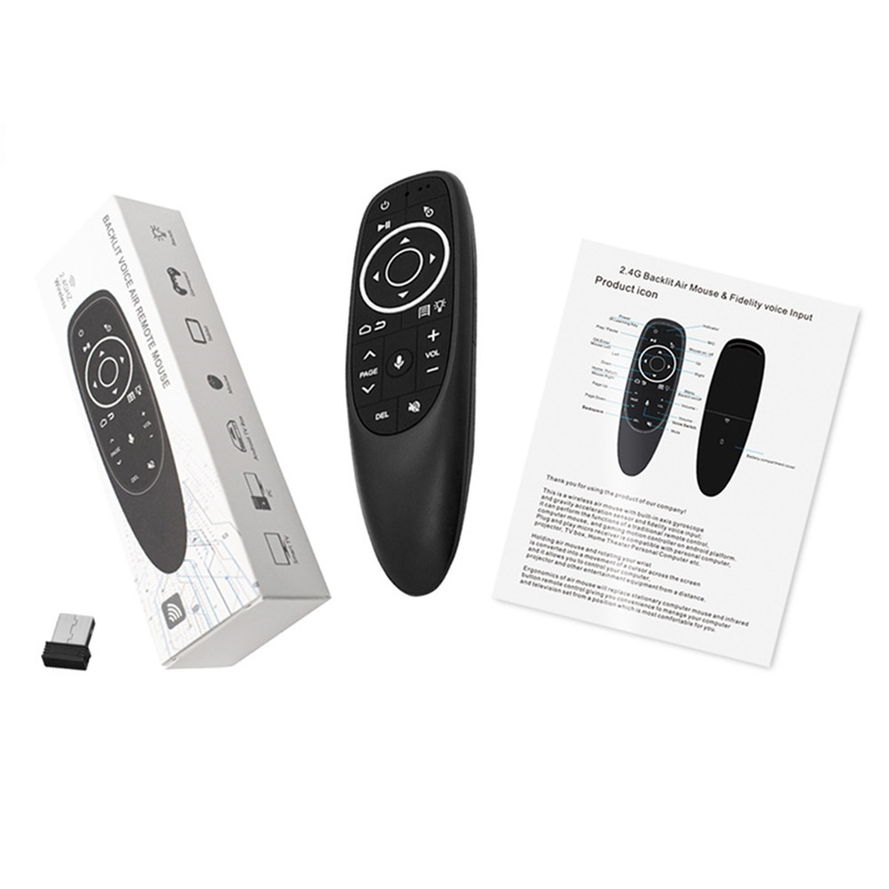 G10S Air Mouse Voice Control with Gyro Sensing Game 2.4GHz Wireless Smart Remote G10 Pro for X96 H96