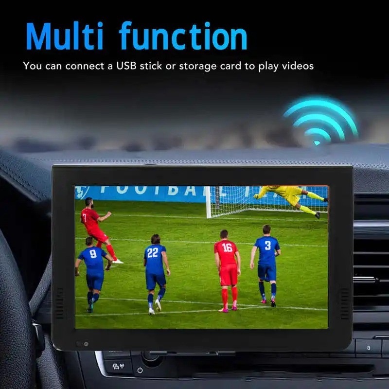 Leadstar 10 Inch Portable TV 16:9 TFT LED 1080P Rechargeable HD Multimedia Interface Video Player fo