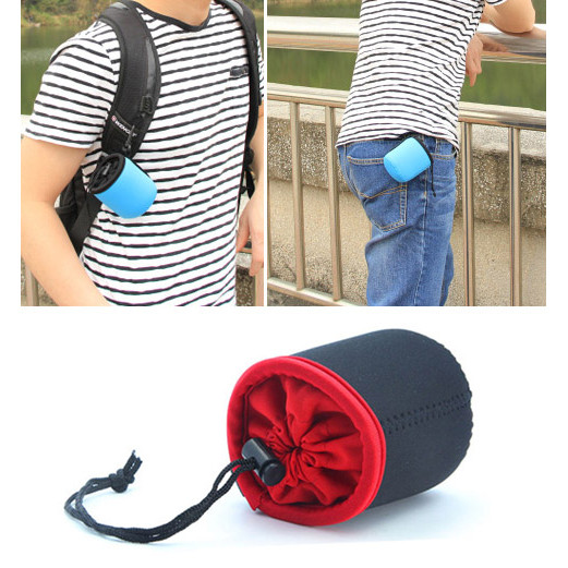 Neoprene Soft Lens Protect Case Cover Pouch For Sony QX100 Camera Lens bag QX10
