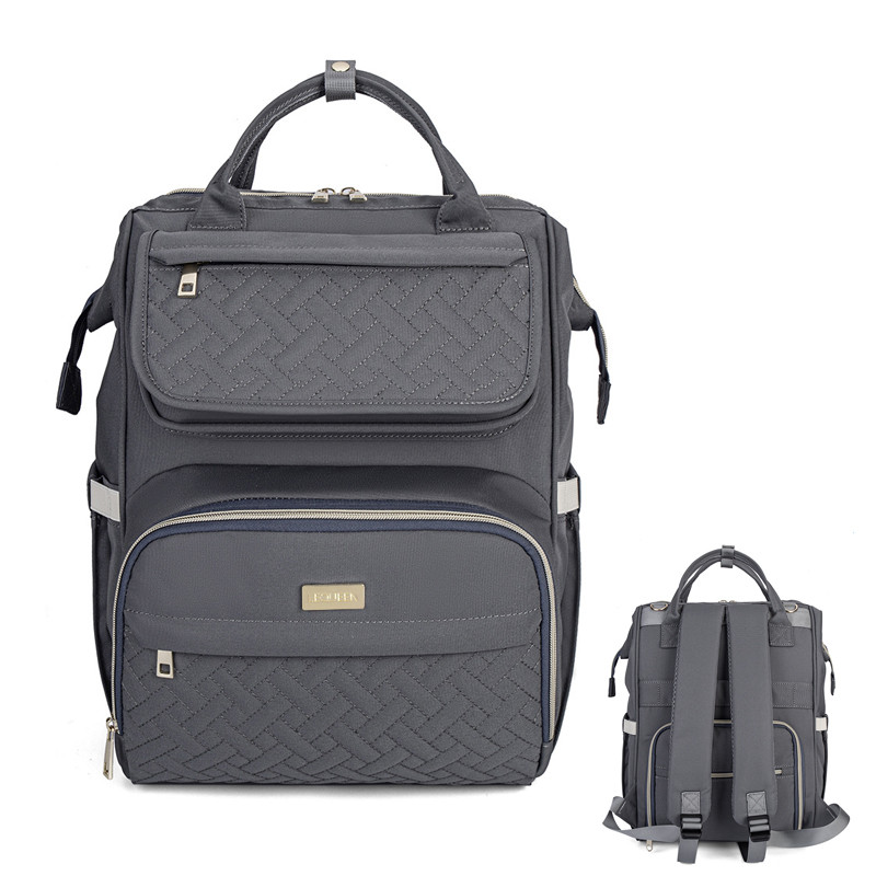 Terlaris LEQUEEN Fashion Mummy Maternity Backpack Baby Nappy Bag Brand Large Capacity Travel Backpa