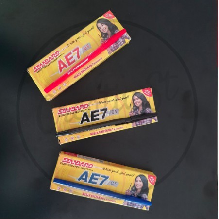 

Standard Ae7 0.5 Mm 1 Lusin Bolpen Semi Gel