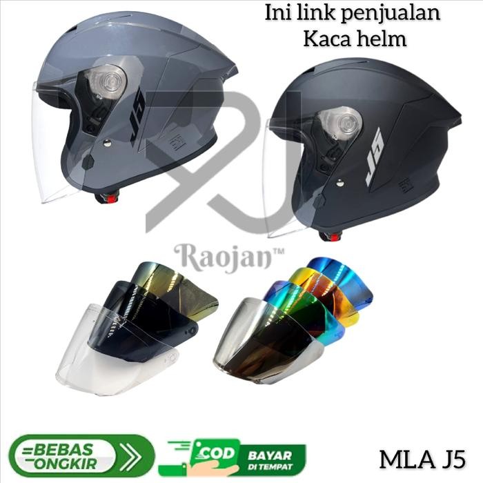 Kaca helm MLA J5 Visor helm MLA J5