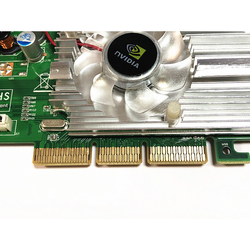 NEW Direct from Factory Free Shipping NEW GeForce FX5500 256MB DDR AGP 4X 8X VGA DVI Video Card