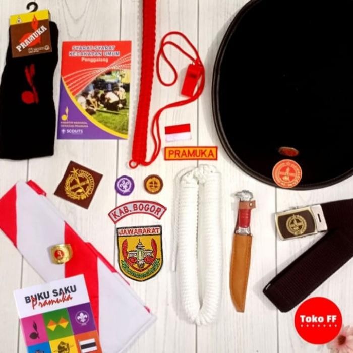 Paket Lengkap Atribut Pramuka Penggalang Jawa Barat