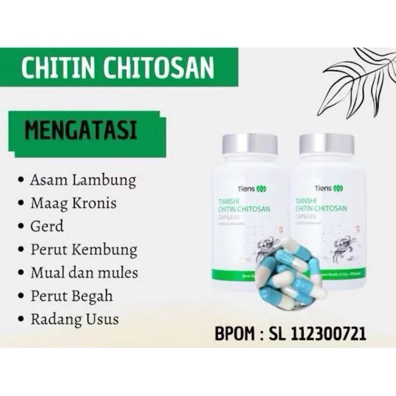 Tiens Obat Asam Lambung Kronis Maag Asam Lambung Tiens Chitin Chitosan Tiens